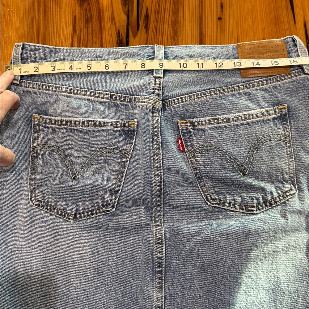 Womens Levi’s vintage Denim Maxi Skirt - Picture 4 of 6